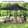 2-Tier 10 x 10 Feet Pop-up Canopy Tent with Wheeled Carry Bag