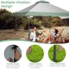 13 x 13 Feet Pop-Up Patio Canopy Tent with Shelter and Wheeled Bag