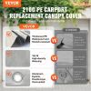 VEVOR Carport Replacement Canopy Cover 13 x 20 ft, Garage Top Tent Shelter Tarp Heavy-Duty Waterproof & UV Protected