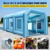 VEVOR Inflatable Paint Booth 29.5x19.7x13 ft Spray Paint Booth, Powerful 1100W+350W Blowers Inflatable Spray Booth with Air Filter System