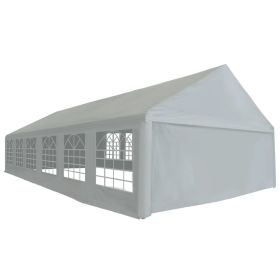 Party Tent PE 19.7'x39.4' Gray