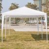 3*6m Non-Cloth PE Cloth Plastic Sprayed Iron Pipe Outdoor Party Tent White