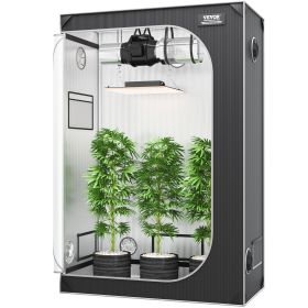 VEVOR 2x4 Grow Tent, 48'' x 24'' x 72'', High Reflective 2000D Mylar Hydroponic Growing Tent with Observation Window