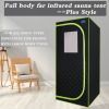 Portable Plus Type Full Size Far Infrared Sauna tent. Spa, Detox ,Therapy and Relaxation at home.Larger Space