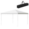 Outsunny 13' x 13' Pop Up Canopy Tent, Instant Sun Shelter, Tents for Parties, Height Adjustable, with Wheeled Carry Bag for Outdoor, Garden, Patio