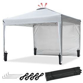 10X10ft Canopy Tent Grey (Color: as Pic)