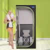 Portable Plus Type Full Size Far Infrared Sauna tent. Spa, Detox ,Therapy and Relaxation at home.Larger Space