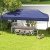 Outsunny 10' x 20' Pop Up Canopy Tent, Instant Sun Shelter with 3-Level Adjustable Height