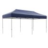 Outsunny 10' x 20' Pop Up Canopy Tent, Instant Sun Shelter with 3-Level Adjustable Height