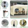 10'x20' Pop Up Canopy Tent with 6 Sidewalls, Ez Pop Up Outdoor Canopy for Parties, Waterproof Commercial Tent with 3 Adjustable Heights, Carry Bag