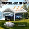 VEVOR Carport Replacement Canopy Cover 10 x 20 ft, Garage Top Tent Shelter Tarp Heavy-Duty Waterproof & UV Protected